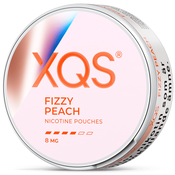 XQS Fizzy Peach 8 mg 10-pack