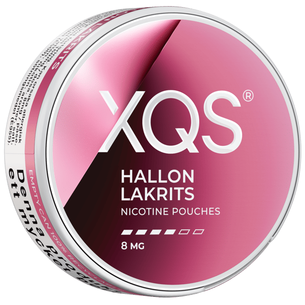 XQS Hallon Lakrits 8mg 10-pack