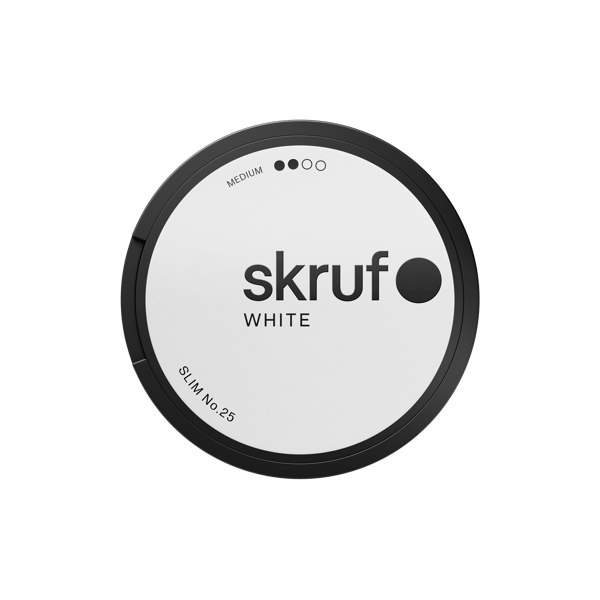 Skruf no. 25 Slim White Medium 10-pack