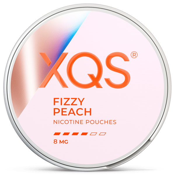 XQS Fizzy Peach 8 mg 10-pack
