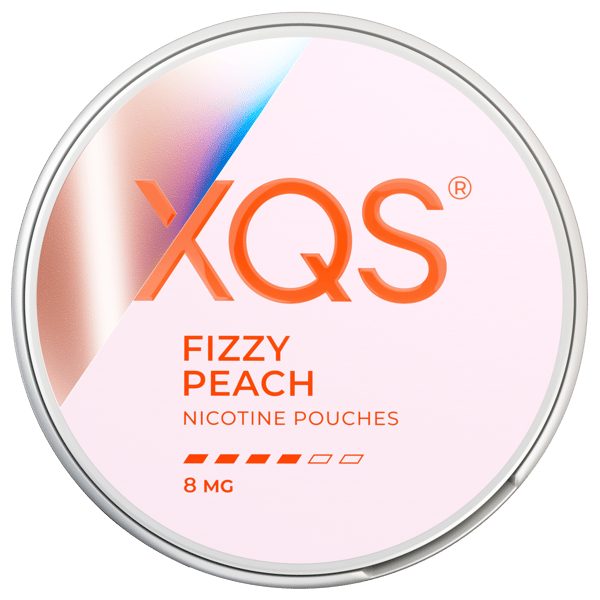 XQS Fizzy Peach 8 mg 10-pack