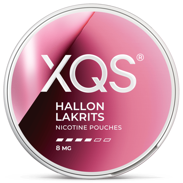 XQS Hallon Lakrits 8mg 10-pack