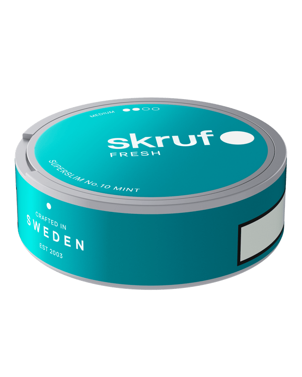 Skruf Fresh no. 10 Mint Superslim Medium 10-pack