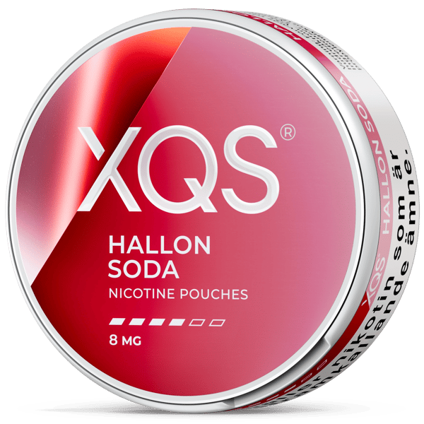 XQS Hallonsoda 8 mg 10-pack