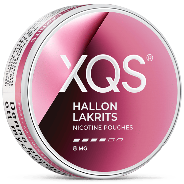 XQS Hallon Lakrits 8mg 10-pack