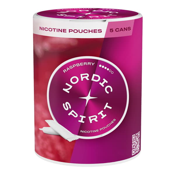Nordic Spirit Raspberry X-Strong 5-pack