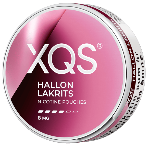 XQS Hallon Lakrits 8mg 10-pack