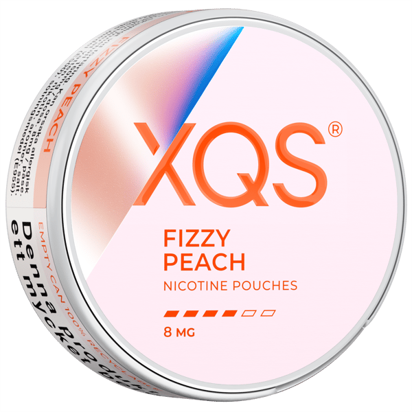 XQS Fizzy Peach 8 mg 10-pack