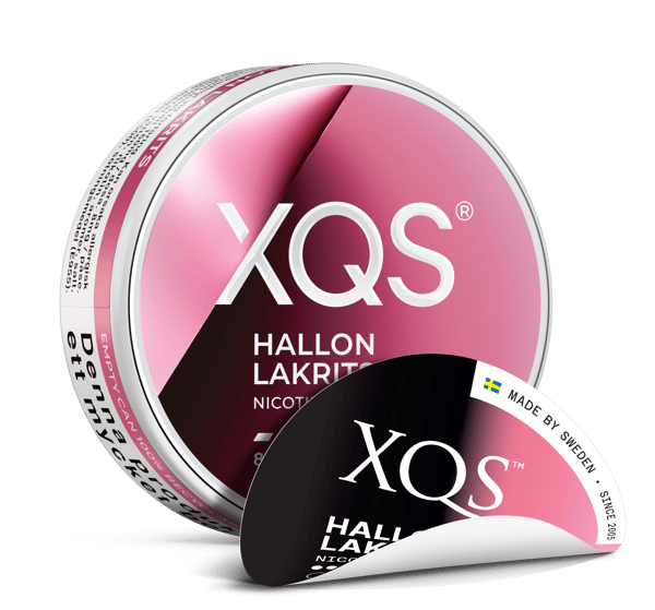 XQS Hallon Lakrits 8mg 10-pack