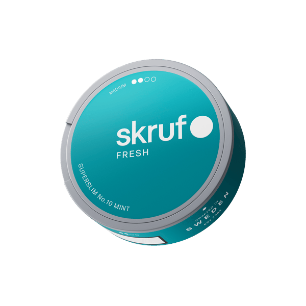 Skruf Fresh no. 10 Mint Superslim Medium 10-pack