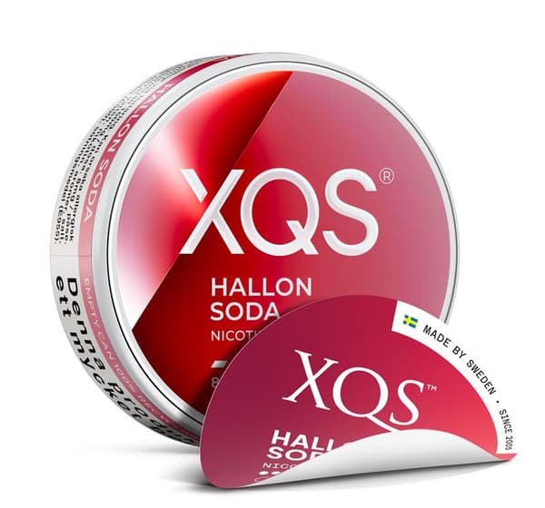 XQS Hallonsoda 8 mg 10-pack