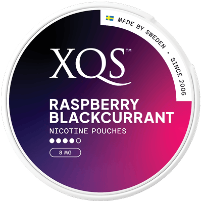 XQS Rasberry Blackcurrant 8mg 10-pack