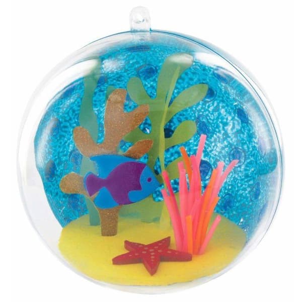 MégaCréa DIY - Transparent plastkula 12 cm