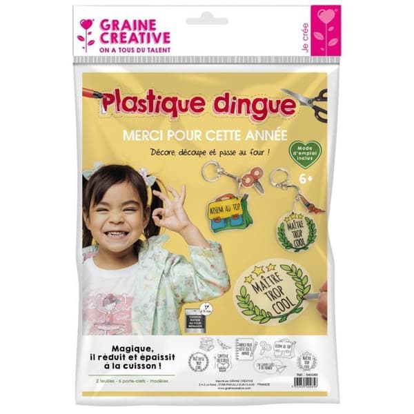 GALET PLASTKIT 6 NYCKELRINGAR TACK FR
