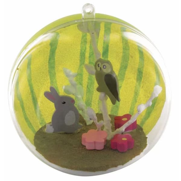 MégaCréa DIY - Transparent plastkula 12 cm