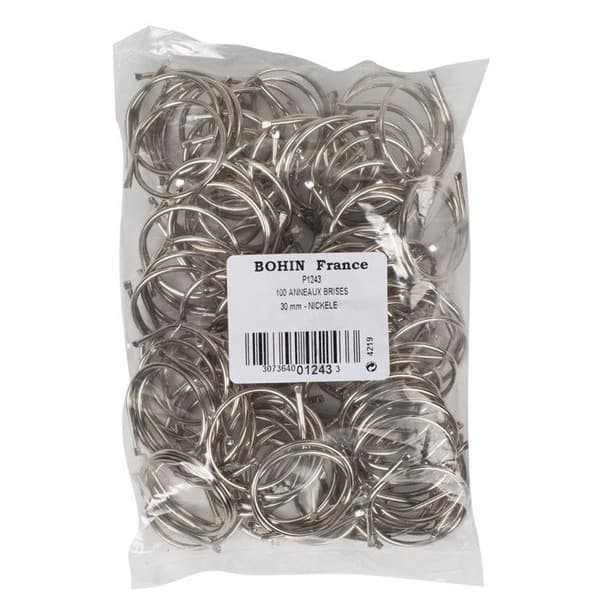 Brutna ringar Bohin 30mm 100 stycken