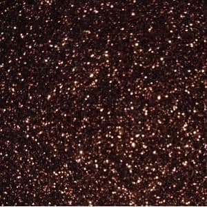 Brunt glitter smältbart tyg - 15x20...