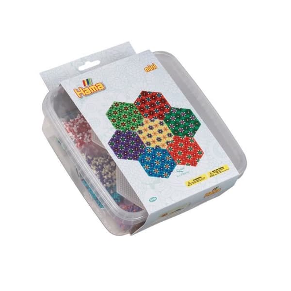 HAMA Beads Mini och tallrikar i box nr 1
