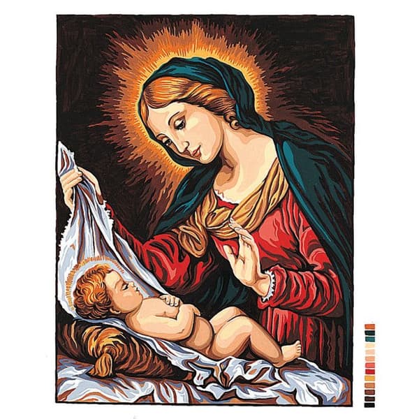 Canevas Pénélope Antik Jungfru 50x65cm
