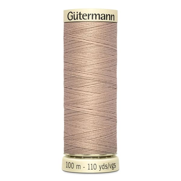 Sytråd 100% polyester Gütermann 1 Spole - Att 422 - sand