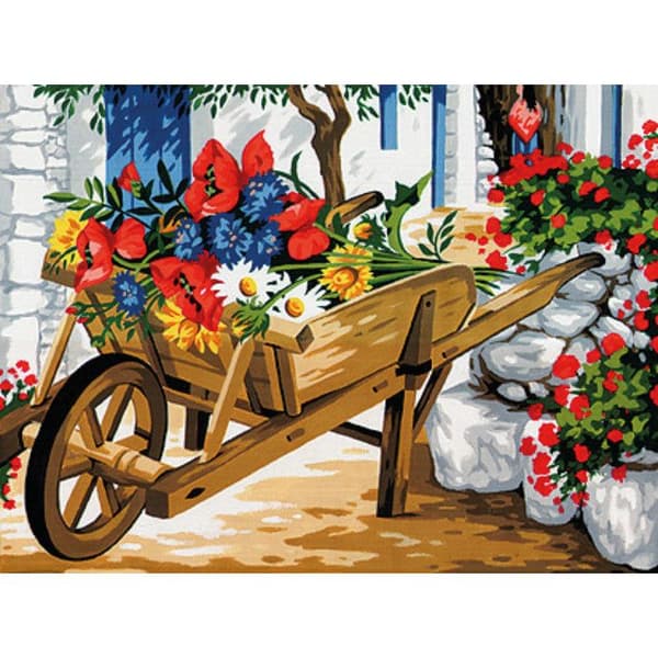 Canevas Pénélope Antik Blomkratta 40X50cm