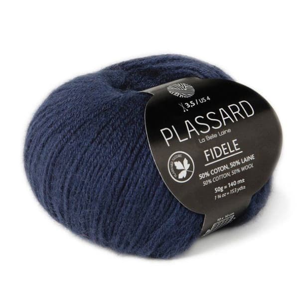 Plassard - Klassisk ull Fidèle Marinblå (27)
