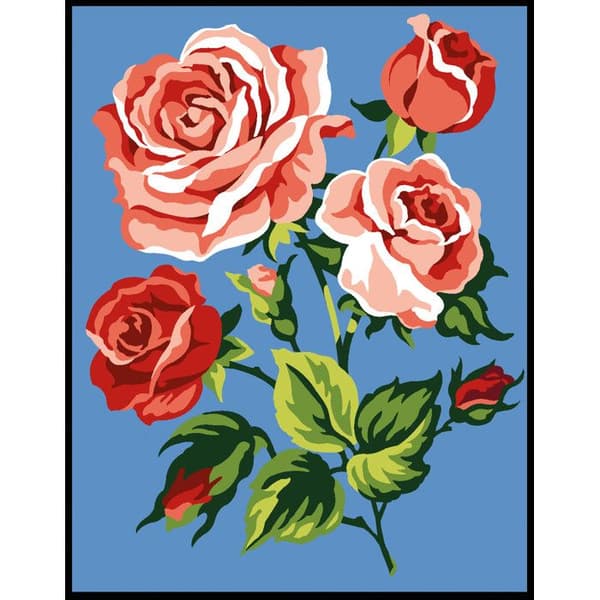 Kit Canevas Margot Rose 20x25 cm