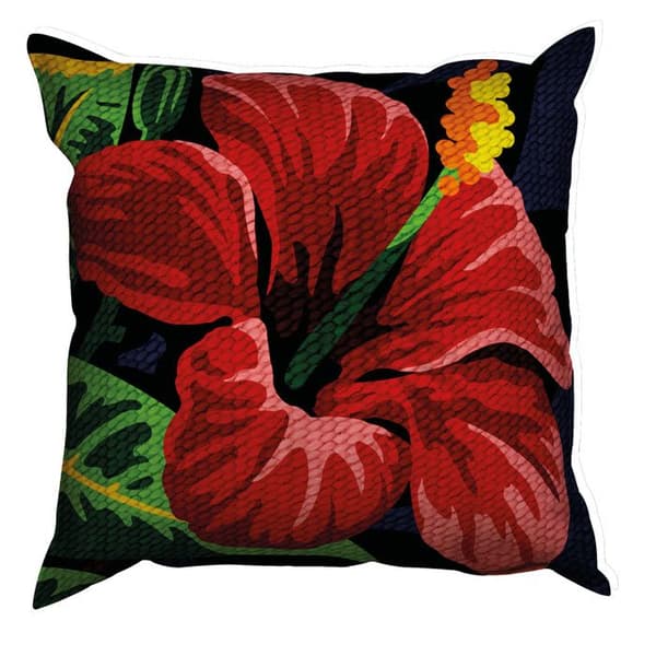 Hibiscus Canvas Kuddsats