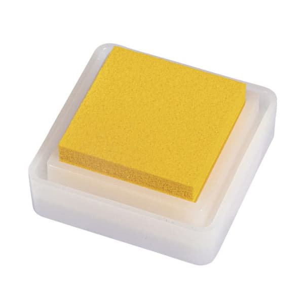 Stämpeldyna - RAYHER - Versacolor - Solgult - 2,5x2,5 cm - 16 g