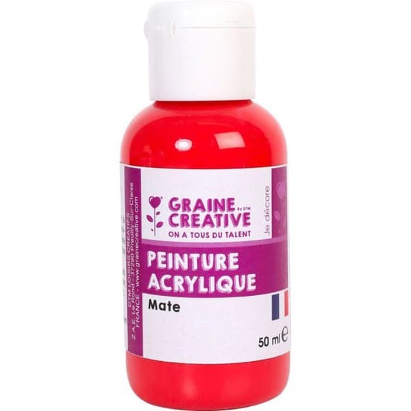 AKRYLFÄRG 50ML CARMIN RÖD