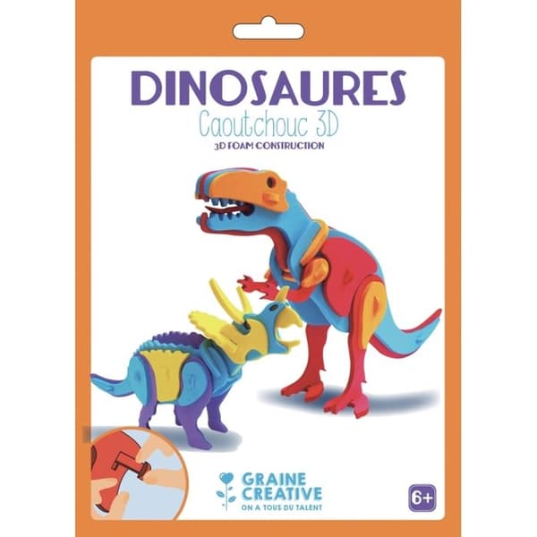 Graine Créative - Skumkit för barn Dinosarier