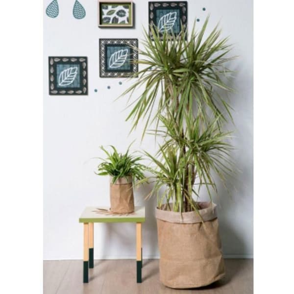 SÄCK ECRU - 12X12X19 CM - JUTE