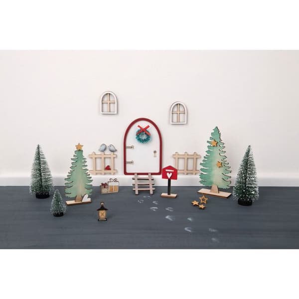 Mini julscen för att montera 26 stycken