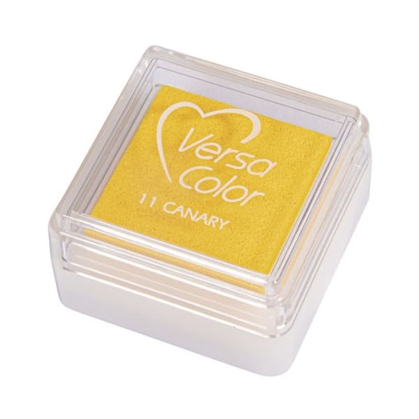Stämpeldyna - RAYHER - Versacolor - Solgult - 2,5x2,5 cm - 16 g