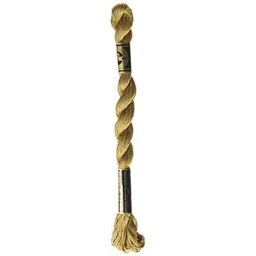 Broderigarn - DMC - 115 5-3045 - Mörkgul beige - Bomull - Glansig