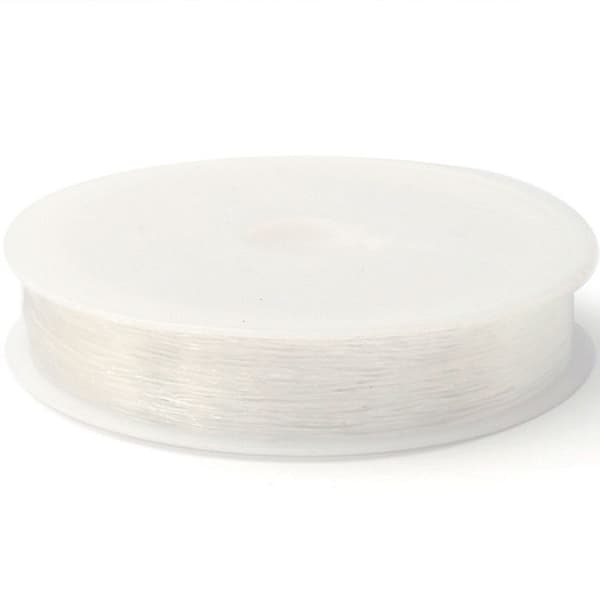 Spole av elastisk nylontråd - 0,5 mm x 20 m
