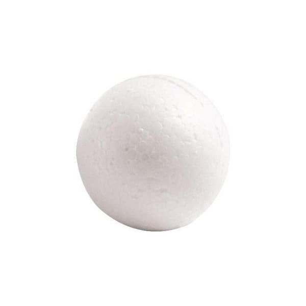 Polystyren - Styrofoam-stjärna 3,5 cm 12 stycken