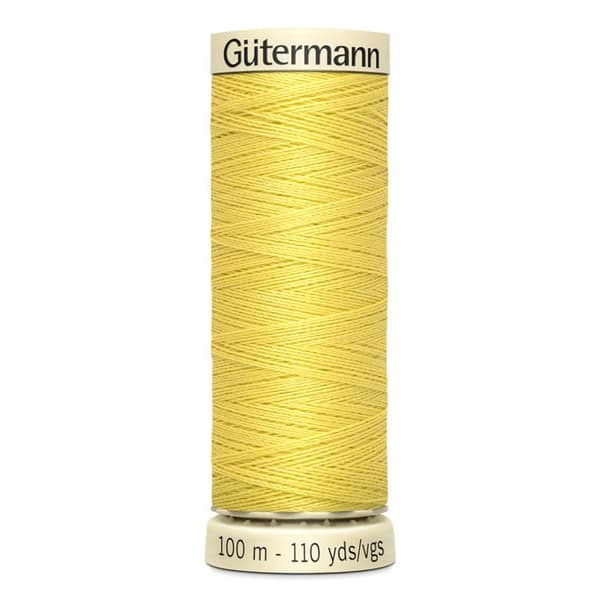 Sytråd 100% polyester Gütermann 1 Spole - Att 580 - citron gul