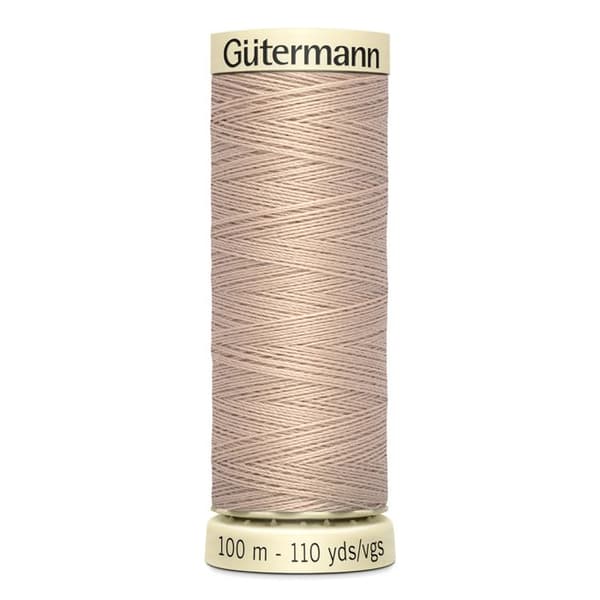 Sytråd 100% polyester Gütermann 1 Spole - Att 121 - mandel