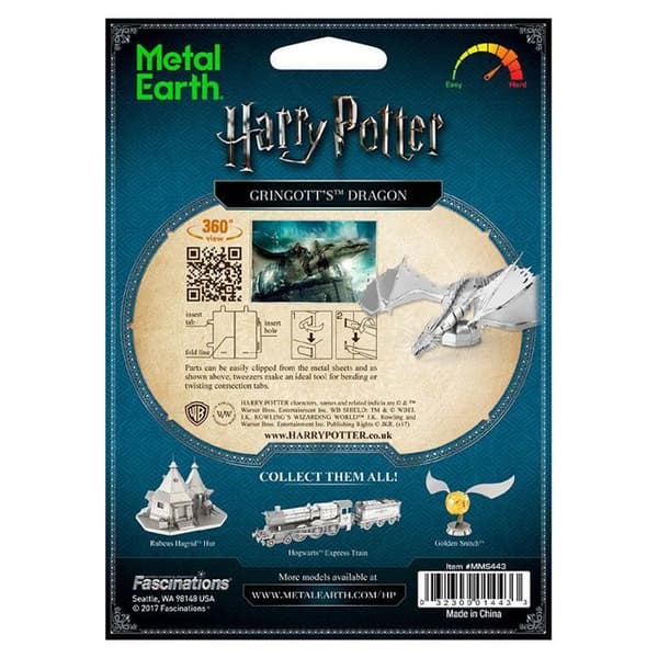 Metal Earth Dragon Gringott