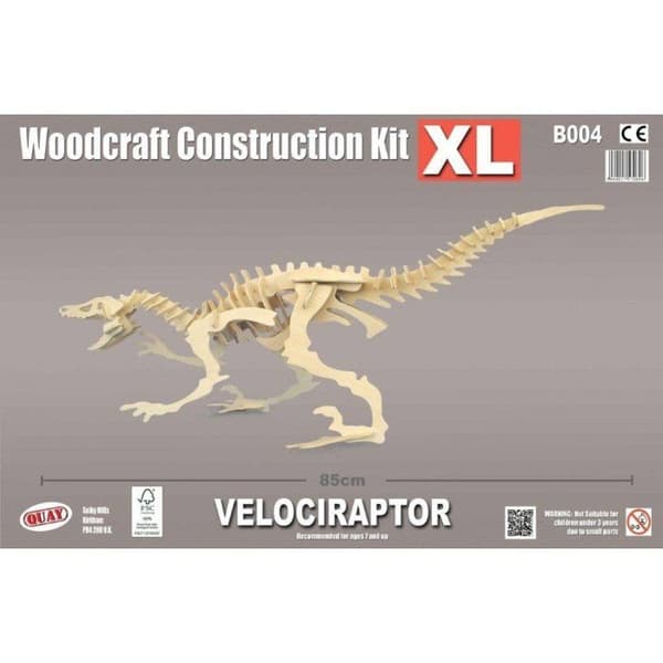 Quay - Trämodell Stort velociraptor