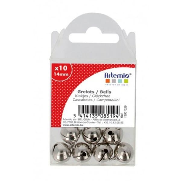 10 SILVERKLOCKOR - 14 MM