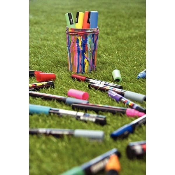 uni-ball POSCA PC-5M färgmarkör, bärväska