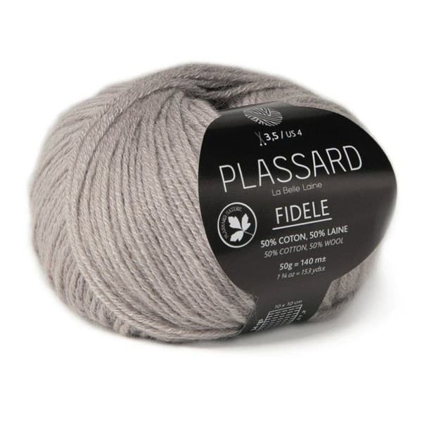 Plassard - Klassisk ull Fidèle Ljusgrå (10)