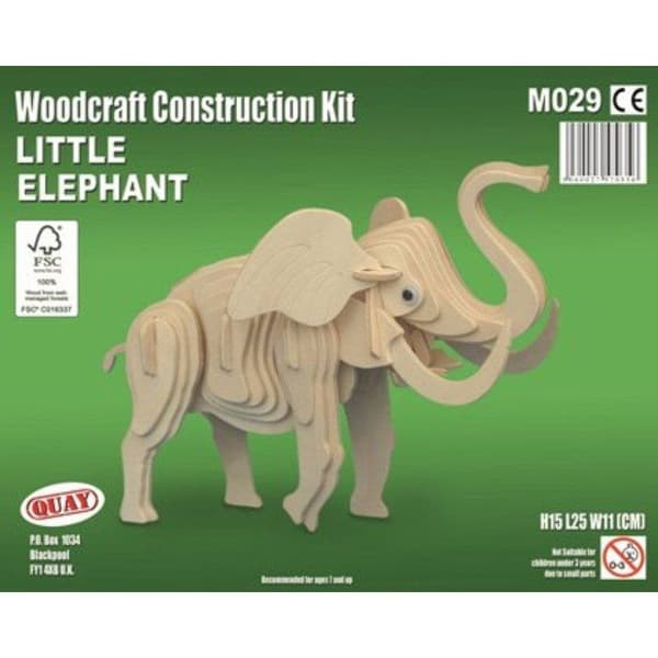 Kaj - Trämodell Elefant