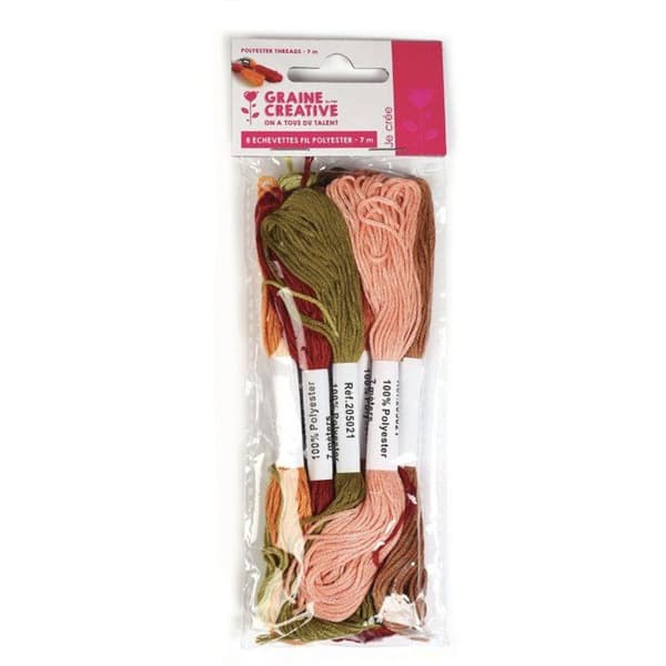 Graine Créative - Broderigarn 8 nystan 7m Höst