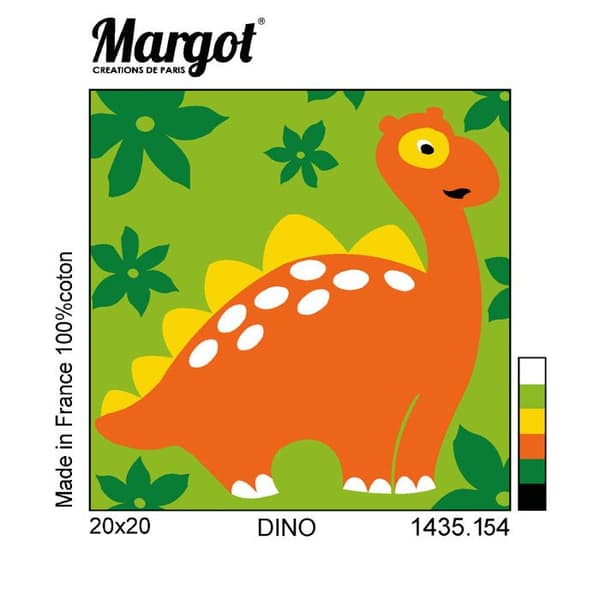 Kit kanvas Sudan barn Dino