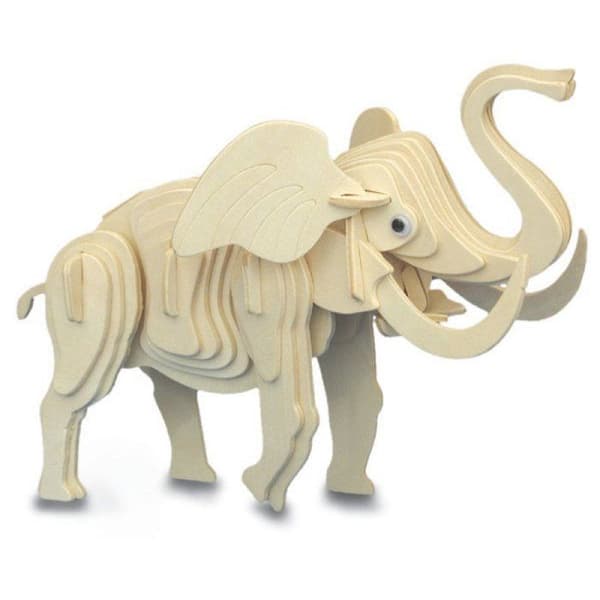 Kaj - Trämodell Elefant