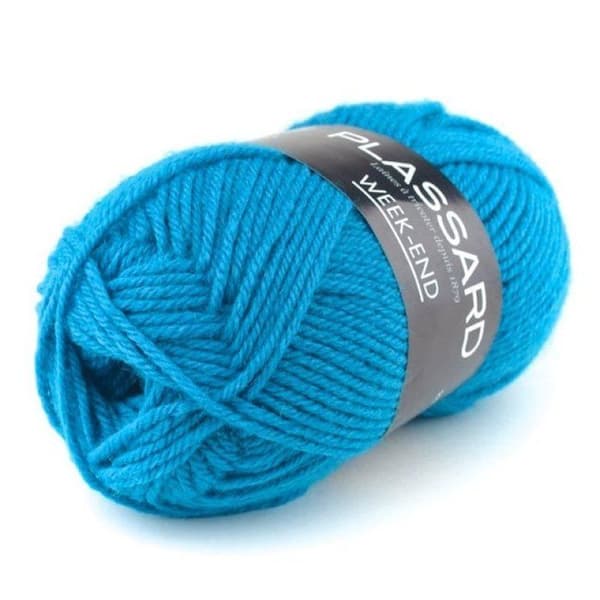 Plassard - Helgstickgarn 0026 Turkos 50% Ull
