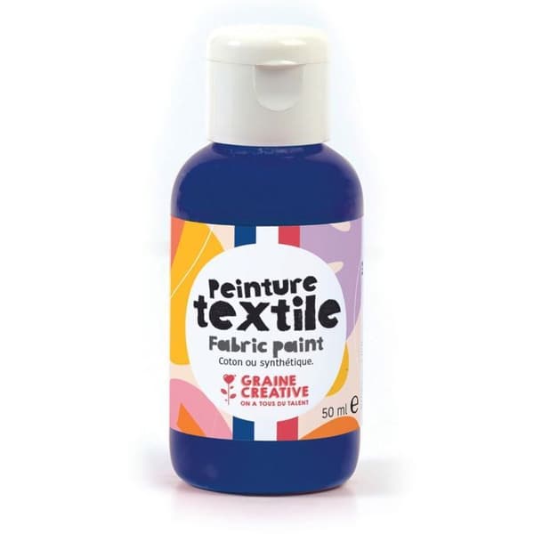 Textilfärg 50 ml - marinblå